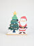 Evvon Çok Renkli Dekoratif Obje XMS ÇAM AĞACI NOEL BABA18x5x21 cm 