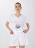 Fabrika Beyaz Kadın Basic Baskılı T-Shirt F5SL-TST0464