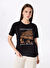 Fabrika Siyah Kadın Basic Baskılı T-Shirt F5SL-TST0463