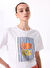 Fabrika Beyaz Kadın Basic Baskılı T-Shirt F5SL-TST0438