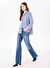 Denim Trip Koyu İndigo Kadın Bol Kesim Denim Pantolon DT10896