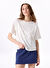 Jeep Kırık Beyaz Kadın Loose Fit Baskılı T-Shirt J5SL-TST7006