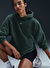 Nike Yeşil Kadın Kapüşon Normal Düz Sweatshirt FV8076-338 W NK ONE TF PO HOODIE PO 