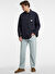 Guess Jeans Lacivert Erkek Gömlek Regular Fit Gömlek M4YH37WGCF1A71W GJ LS REG POCKETS 