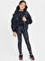 Nike Siyah - Beyaz Kız Çocuk Desenli Tayt HF4410-010-G NK DF ONE TIGHT SHNE 