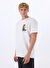 Discovery Expedition Ekru Erkek Relaxed Baskılı T-Shirt D5SM-TST3988