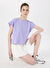 Discovery Expedition Lila Kadın Rahat Düz T-Shirt D5SL-TST3599