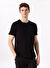 Fabrika Siyah Erkek Basic Flamlı T-Shirt F5SM-TST 2114
