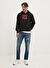 Hugo Lacivert Erkek Düz Paça Tapered  Denim Pantolon 50525766_HUGO 634