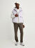 Hugo Beyaz Erkek Kapüşon Oversize Düz Sweatshirt 50529090_Ditchle 