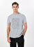 People By Fabrika Gri Erkek Basic T-Shirt PBF5SM-TST 5106