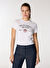 Moschino Jeans Beyaz Kadın Standart Baskılı T-Shirt A0703-1001 