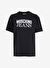 Moschino Jeans Siyah Kadın Standart Baskılı T-Shirt A0702-4555 