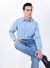 Mustang Mavi Erkek Relaxed Yıkamalı Denim Gömlek M5SM-GML1045