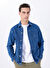 Mustang Mavi Erkek Regular Fit Yıkamalı Denim Ceket M5SM-CKT1023