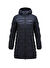 Peak Performance W Helium Down Parka-BLACK Fermuarlı Yaka Normal Kalıp Kadın Ceket