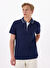 Mustang Lacivert Erkek Relaxed Baskılı Polo T-Shirt M5SM-TST1336