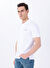 Mustang Beyaz Erkek Relaxed Baskılı Polo T-Shirt M5SM-TST1335