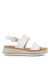 Hush Puppies Beyaz Kadın Deri Sandalet Feliz