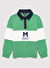 Mavi Yeşil - Beyaz Erkek Çocuk Çizgili Uzun Kollu T-Shirt M6610319-71843
