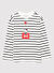 Mavi Gri Kız Çocuk Çizgili T-Shirt M7610306-85308