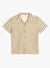 Koton Ekru Erkek Çocuk Çizgili Polo T-Shirt 5SKB10027TK