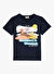Koton Lacivert Erkek Çocuk Baskılı T-Shirt 5SKB10151TK