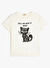 Koton Ekru Kız Çocuk Baskılı T-Shirt 5SKG10040AK