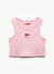 Koton Pembe Kız Çocuk Fitilli T-Shirt 5SKG30016AK