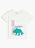 Koton Ekru Unisex Bebek Baskılı T-Shirt 5SMB10008TK-A