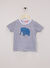 Koton Mavi Unisex Bebek Çizgili T-Shirt 5SMB10091TK-A