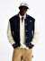 Tommy Jeans Koyu Lacivert Erkek Regular Fit Ceket DM0DM20216C1G TJM WOOL BLEND VRSITY 