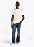 Tommy Jeans Ekru Erkek Bisiklet Yaka Regular Fit T-Shirt DM0DM20322YBL TJM REG BADGE TEE EXT
