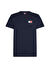 Tommy Jeans Koyu Lacivert Erkek Bisiklet Yaka Slim Fit T-Shirt DM0DM20740C1G TJM SLIM ESSNT FLG