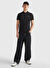 Tommy Jeans Siyah Erkek Polo Yaka Slim Fit Polo T-Shirt DM0DM15370BDS TJM SLIM PLACKET