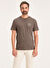 Dockers Kahve Erkek Slim Fit T-Shirt GRAPHIC TEE SLIM 