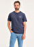 Dockers Koyu Lacivert Erkek Slim Fit T-Shirt GRAPHIC TEE SLIM 