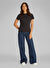 Calvin Klein Siyah Kadın Standart Düz T-Shirt K20K208061BEH