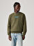 Levis Yeşil Erkek Bisiklet Normal Baskılı Sweatshirt 38423-0121_STANDARD GRAPHIC CREW BA 
