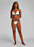 Calvin Klein Beyaz Kadın Standart Baskılı Bikini Üst KW0KW02750YAA