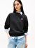 Tommy Jeans Siyah Kadın Bisiklet Normal Sweatshirt DW0DW19408BDS 