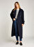Tommy Hilfiger Mavi Kadın Normal Trençkot WW0WW45918DW5