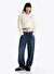 Tommy Jeans Beyaz Kadın Fermuarlı Normal Kazak DW0DW20269YBH