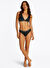 Tommy Hilfiger Siyah Kadın Regular Fit Halter Yaka Bikini Üst UW0UW05813BDS