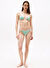 Tommy Hilfiger Yeşil-Beyaz Kadın Bikini Alt UW0UW058410LF