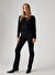 Levis Siyah Kadın Straight Denim Pantolon 724 HIGH RISE STRAIGT TK MIDNIGHT G