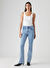 Levis Mavi Kadın Straight Denim Pantolon 725 HIGH RISE BOOTCUT MIDDLE COURSE
