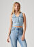 Levis Mavi Kadın Normal Düz Yelek BELLA DENIM CORSET I WILL