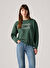 Levis Yeşil Kadın Bisiklet Normal Baskılı Sweatshirt GR EVERYDAY CREW CREW LEVI STRAUSS