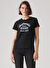 Levis Siyah Kadın Normal Baskılı T-Shirt THE PERFECT TEE AUTHENTIC DENIM BOX